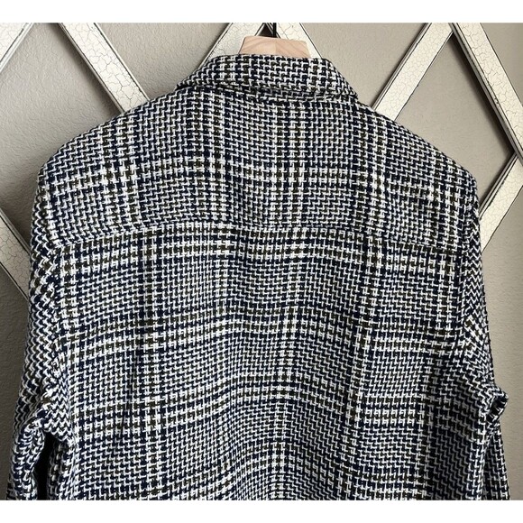 Common People Men's M Button Down Woven Heavyweight Shirt - Picture 8 of 10